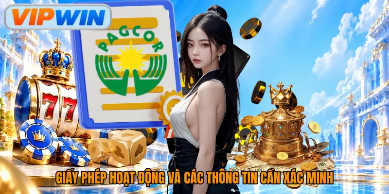Giấy phép hoạt động và các thông tin cần xác minh